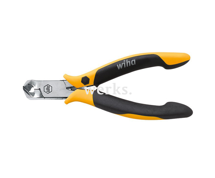 Косорезы-кусачки Wiha Professional ESD Z 46 1 04 26835 почти без выступа, угол 29°