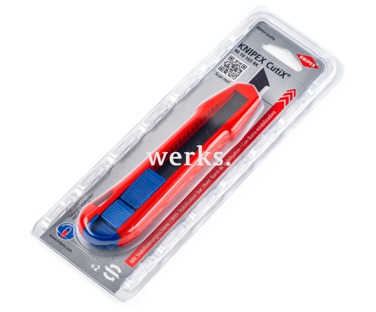 Универсальный нож Knipex CutiX для сменных лезвий 18 мм KN-9010165BK