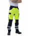 Сигнальные брюки Brodeks KS309 желтый/черный (52)