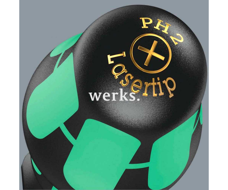 Отвертка Pozidriv Wera Kraftform 355 PZ WE-100056 PZ 1 х 80 крестовая