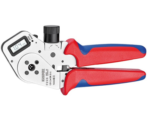 Инструмент цифровой для тетрагональной опрессовки точеных контактов Knipex KN-975263DG