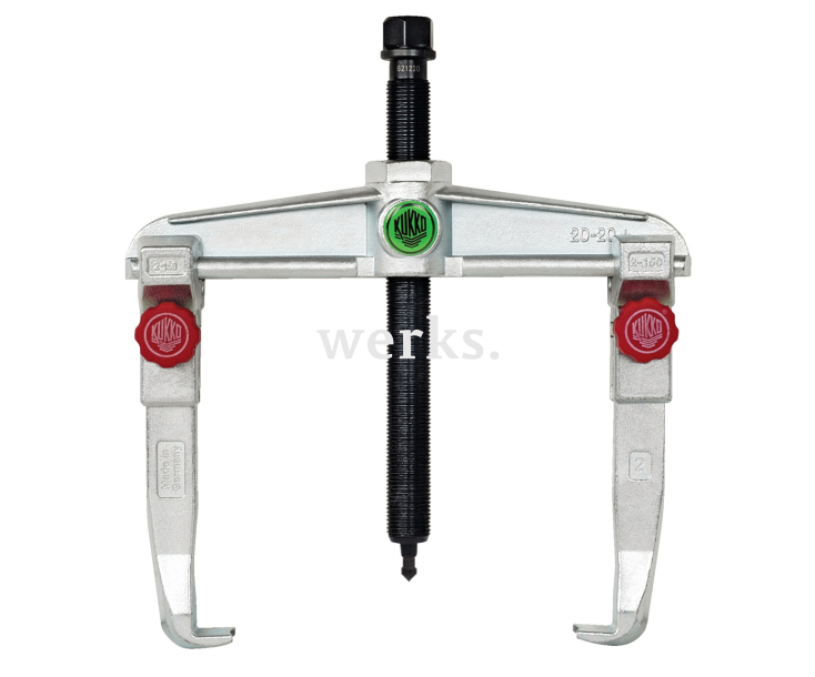Универсальный двухзахватный съёмник с быстрорегулируемыми захватами KUKKO 20-20+