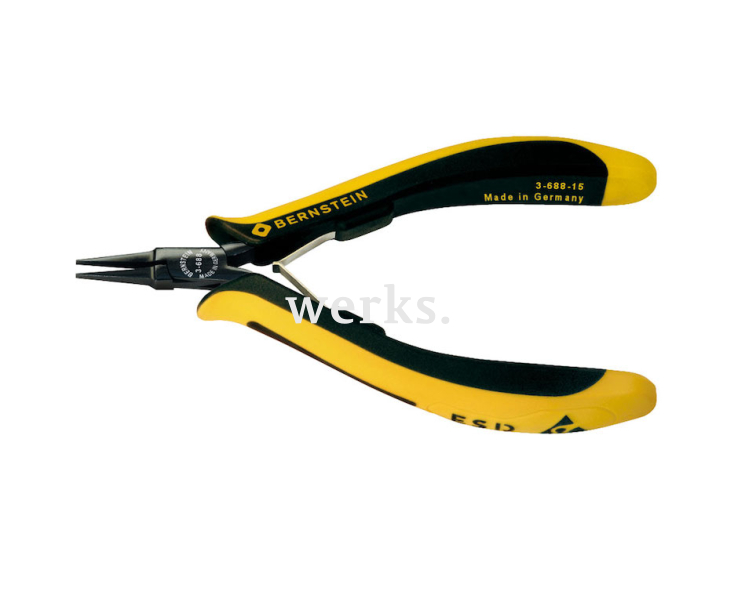Плоскогубцы ультратонкие прецизионные EUROline антистатические Bernstein BS-3-688-15