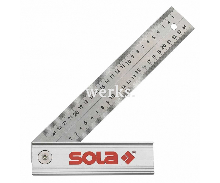 Угольник складной Quattro Sola 300х170 мм 56017001