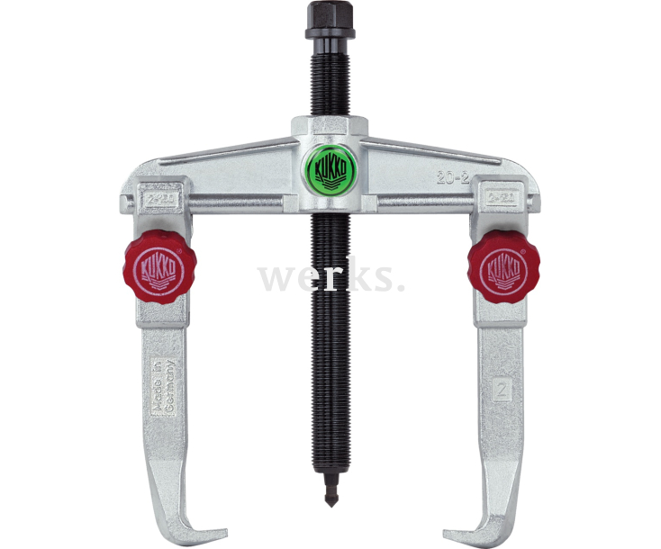 Универсальный двухзахватный съёмник с быстрорегулируемыми захватами KUKKO 20-2+