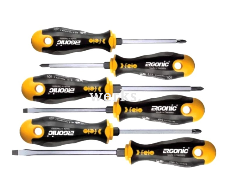 Набор шестигранных отверток Felo Ergonic SL PH PZ 6 предметов 41096348