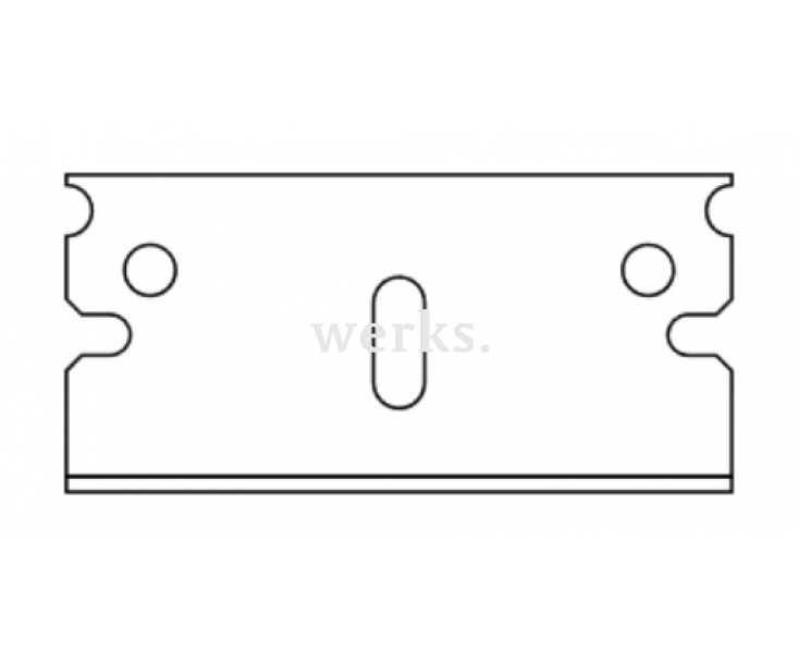 Прямоугольное режущее лезвие Mozart 600.030-0265