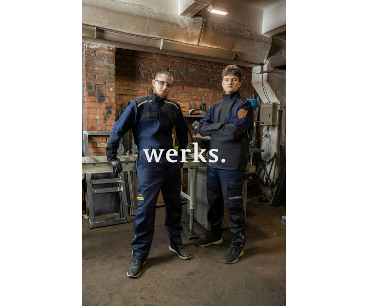 Куртка сварщика Brodeks FS28-01 т.синий/черный (L)