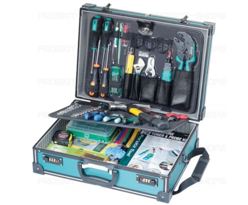 Набор инструментов "Люкс Телеком" для телекоммуникационных сетей PK-4021M