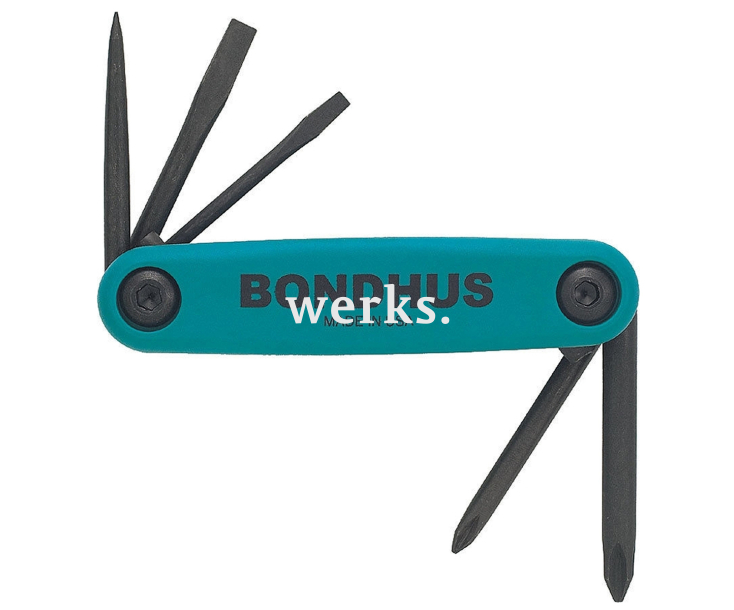 Складной набор штифтовых ключей PH SL Bondhus 12545 5 предметов