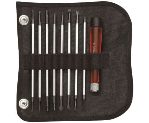 Набор с двусторонними прецизионными комбинированными жалами SL PH PZ TX HEX серии PB 53 PB Swiss Tools PB 515. 9 пр.