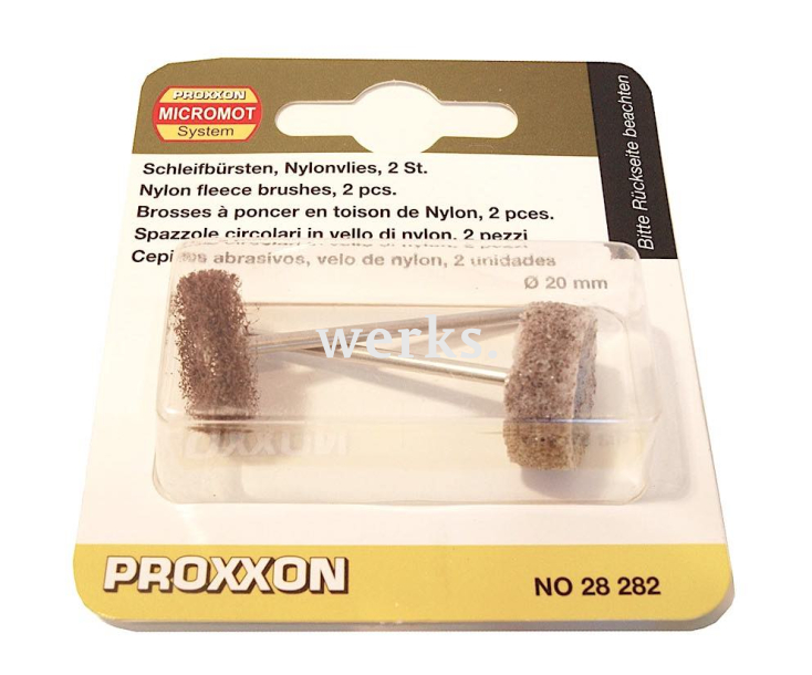 Щетки полировальные нейлоновые Ø 20 мм Proxxon 28282 2 шт.