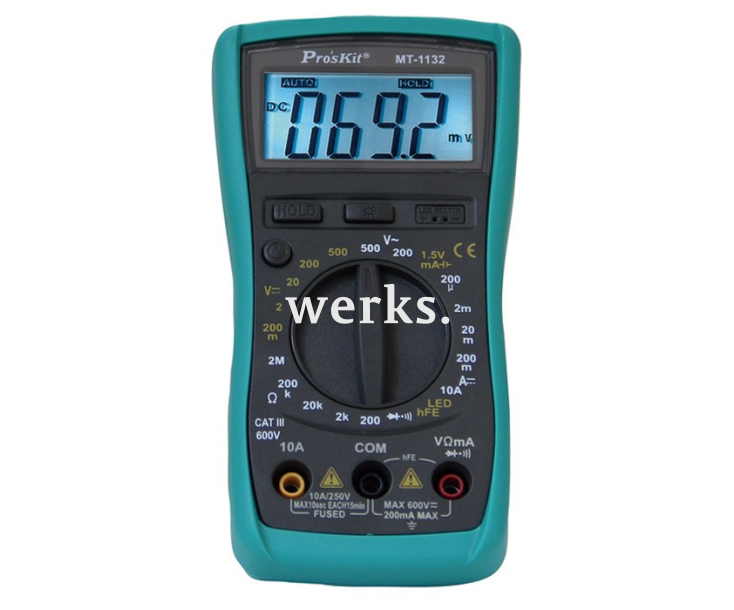 Мультиметр цифровой ProsKit MT-1132