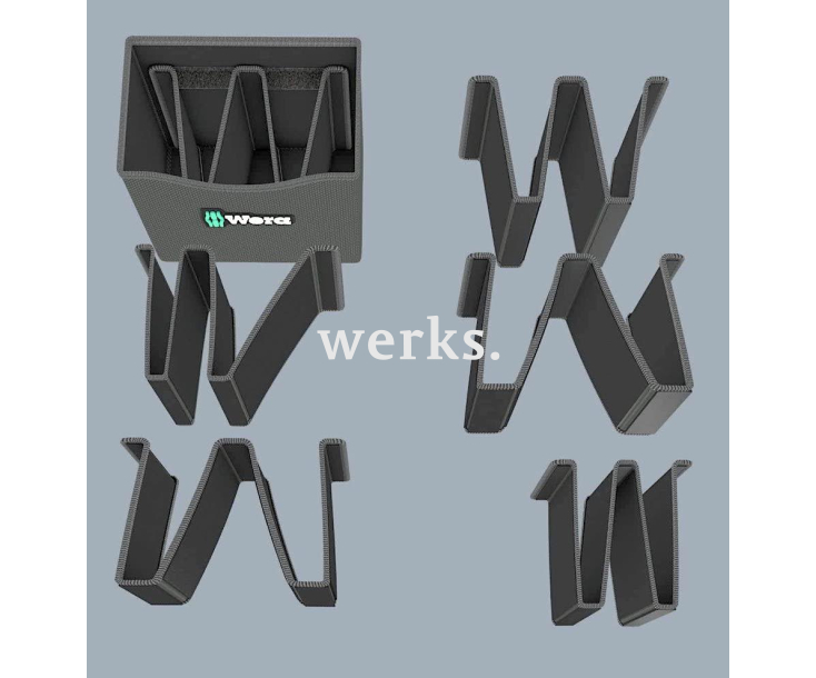 Контейнер для инструментов Wera 2go 2 WE-004351