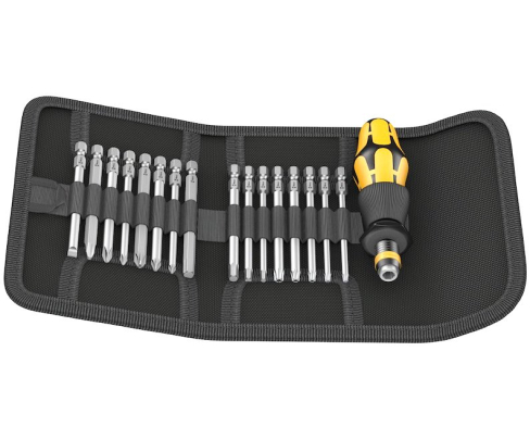 Kraftform Kompakt 60 ESD сумка с насадками (SL HEX-Plus, PH, PZ, TX BO), Wera WE-051043