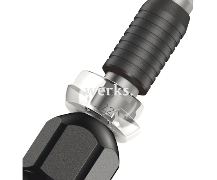 Регулируемая динамометрическая отвертка 0,02-0,06 Нм с быстрозажимным патроном, 4 мм Halfmoon/HIOS Wera Kraftform Micro ESD 1430 WE-074802