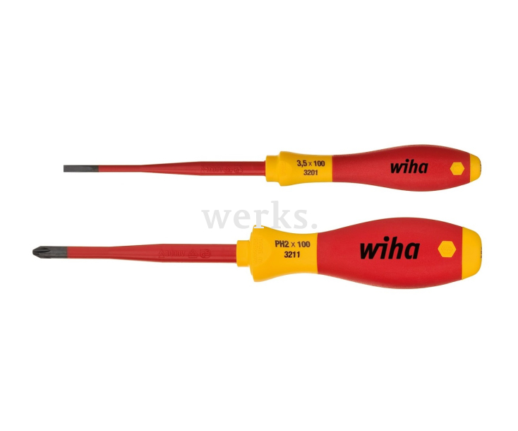 Набор отверток VDE Wiha SoftFinish electric slimFix SB 3201 S201 36331 2 шт.