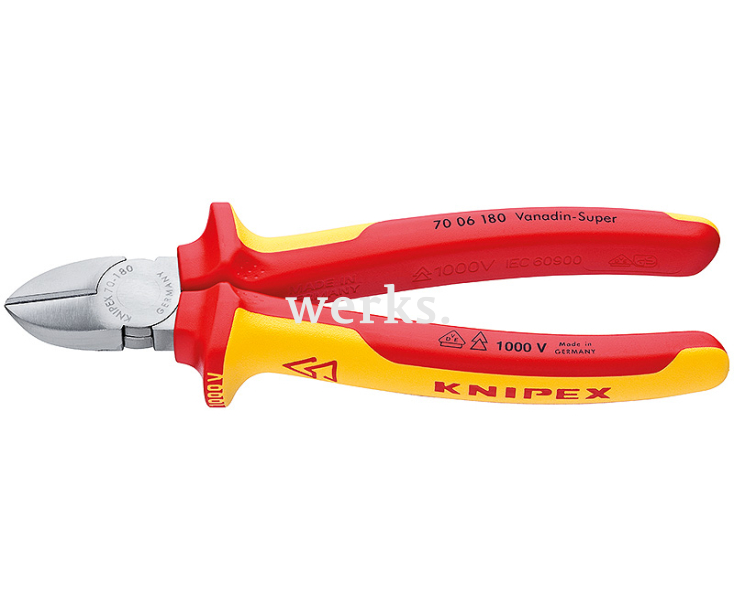 Кусачки боковые VDE в блистере Knipex KN-7006140SB