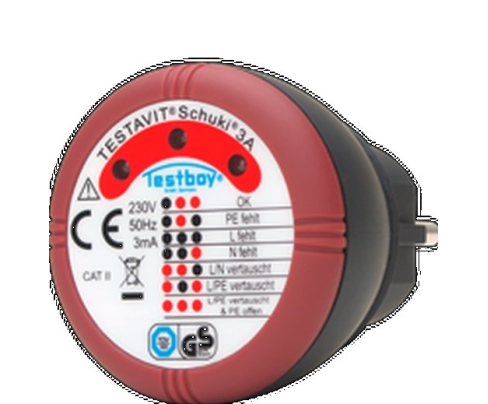 Тестер розеточный Testboy Testavit Schuki 3A