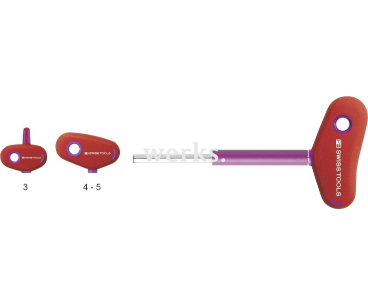 Отвертка HEX PB Swiss Tools с Т-образной рукояткой длинная PB 207.LT 4-150 с поворотной трубкой M4