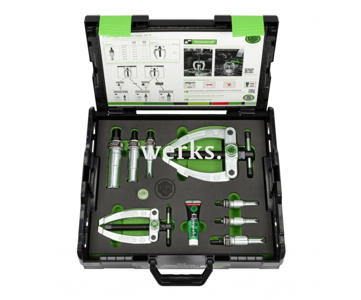 Набор для демонтажа подшипников KUKKO 25-A