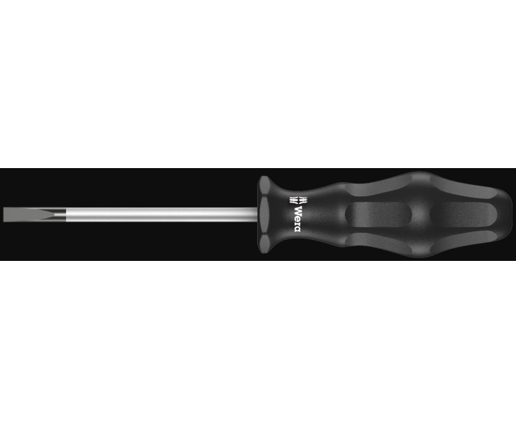 Отвертка Wera Kraftform Classic 1735 WE-031211 0.8 x 4.0 x 100 шлицевая
