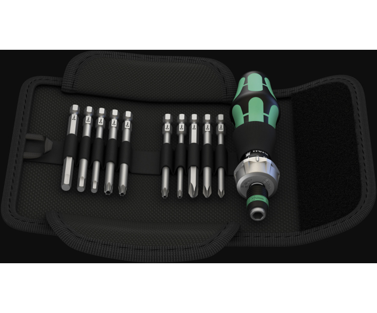 Kraftform Kompakt 41 Набор насадок SL TORX PH PZ с сумкой, Wera WE-134492