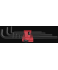 Набор г-образных ключей, метрических, Wera 950 L/9 BM N BlackLaser WE-021735