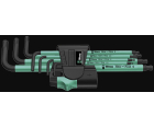 Набор Г-образных ключей, метрических Wera 950 SPKL/9 SM N BlackLaser WE-022088