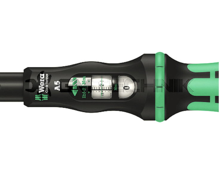 Динамометрический ключ Wera Click-Torque C 1 10-50 Nm с трещоткой с реверсом WE-075620