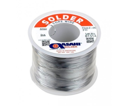 Припой Ø0,5 мм Sn60/Pb40 с флюсом HF533 RMA Asahi WC60H05F