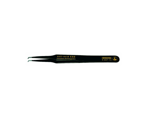 Пинцет SMD прецизионный ESD с изогнутыми на 45° захватами Bernstein BS-5-067-13 120 мм