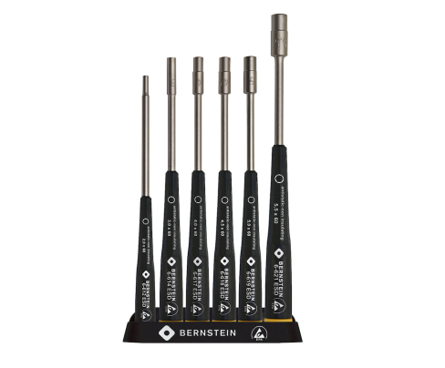 Набор прецизионных ESD отверток-торцовых ключей HEX Nut 6 шт. Bernstein BS-6-610