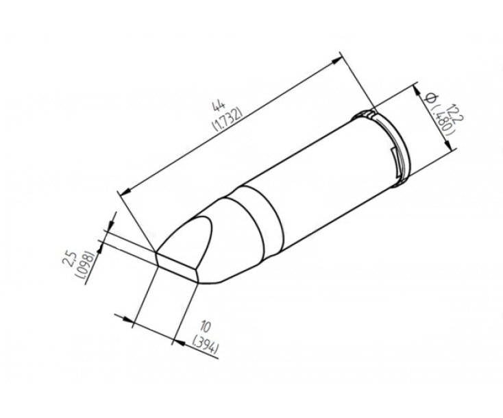 Жало для паяльника i-TOOL HIGH POWER Ersa 242CDLF100