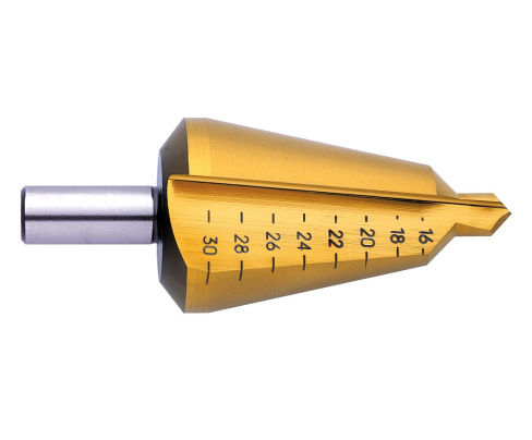 Сверло коническое HHS-E TiN для тонких материалов 40,0 - 61,0 мм Exact GQ-05246