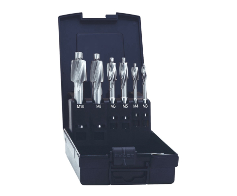 Набор зенкеров-цековок с цилиндрическим хвостовиком DIN 373 Exact GQ-05863 6 штук