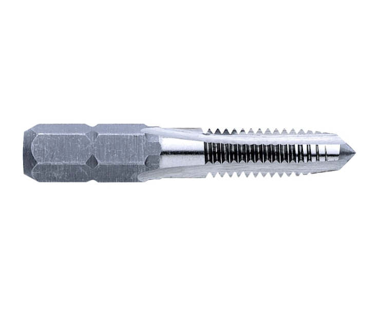 Метчик-бит однопроходной разрезной M4 Exact GQ-05932 шестигранный хвостовик 1/ 4"