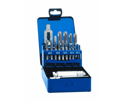 Набор EB1 для нарезания резьбы M3-M12 с воротком и держателем Exact GQ-20331 16 предметов