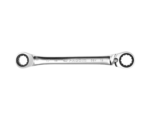 Ключ гаечный двусторонний накидной с трещоткой 10х11 мм Facom 65.10X11