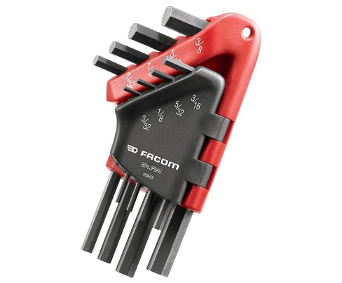Набор дюймовых штифтовых ключей HEX Facom 82H.JP8AU 8 пр.