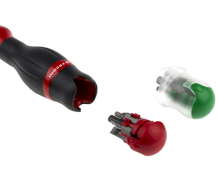 Отвертка-держатель с трещоткой и битами SL PH PZ HEX TORX TR Facom ACL.1A