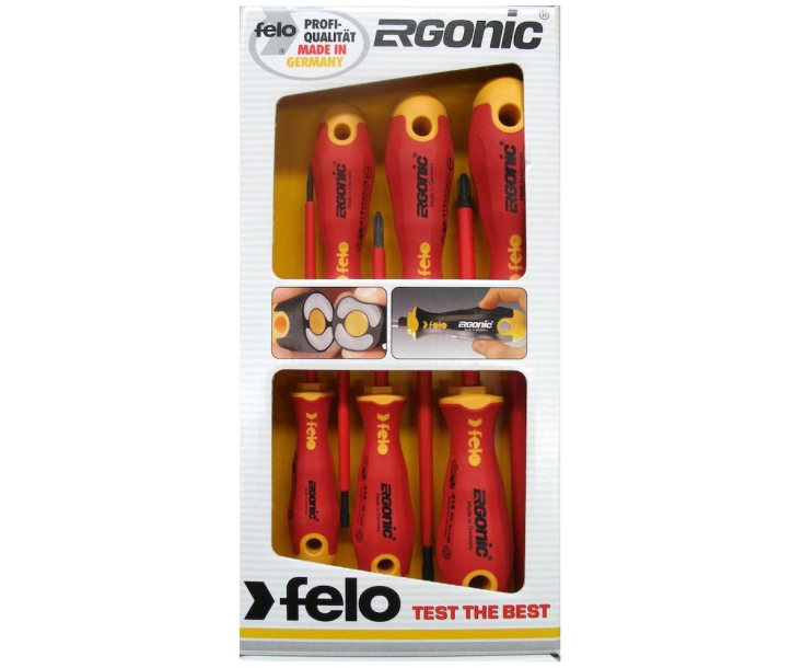Набор отверток SL PH Felo Ergonic VDE 6 предметов 41396198