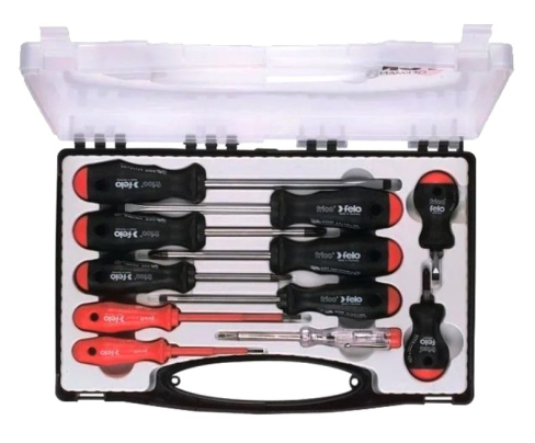 Набор отверток Felo SL PH PZ с пробником и отвертками VDE 11 предметов 50011116