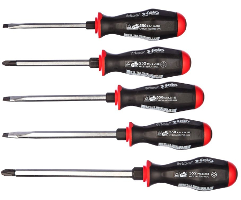 Набор ударных отверток с шестигранным жалом Felo frico SL PH 5 предметов 55095148