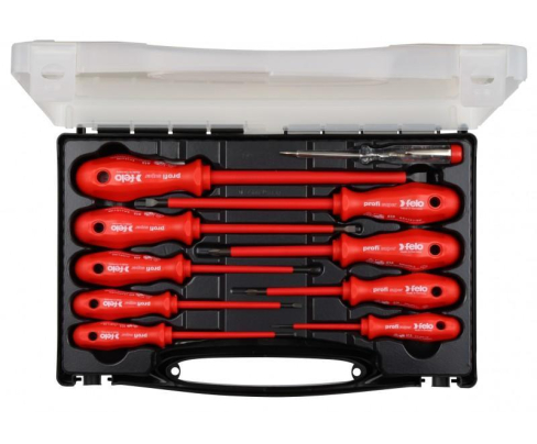 Набор VDE отверток Felo Super profi серия 600 SL PH 10 предметов 60011096