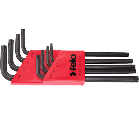 Набор штифтовых ключей TORX Felo 8 предметов 34888801