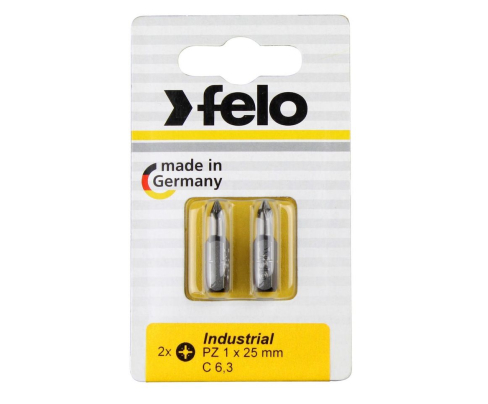 Набор крестовых бит Felo Pozidriv PZ1 2 предмета 02101036