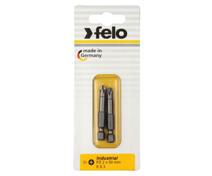 Набор крестовых бит Felo Pozidriv PZ1 2 предмета 02101536