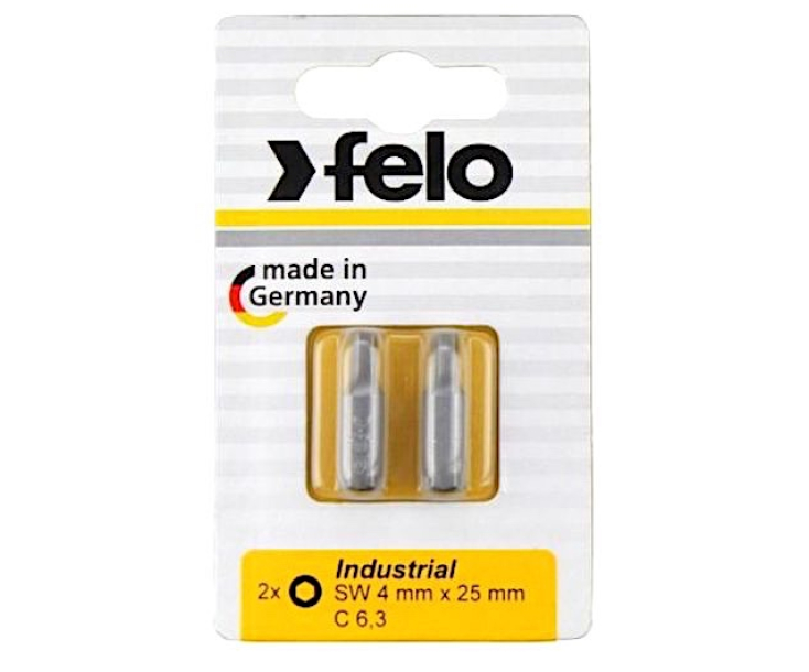 Набор шестигранных бит Felo HEX 4х25 мм 2 предмета 02440036