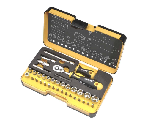 Набор бит SL HEX Nut HEX PH PZ TХ SQ Felo с трещоткой 36 предметов 05783616